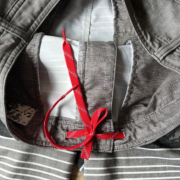 O'neill Men's Monstera Divide-Gray Palm Bermuda Shorts Back Zipper Size 32 - Picture 6 of 14